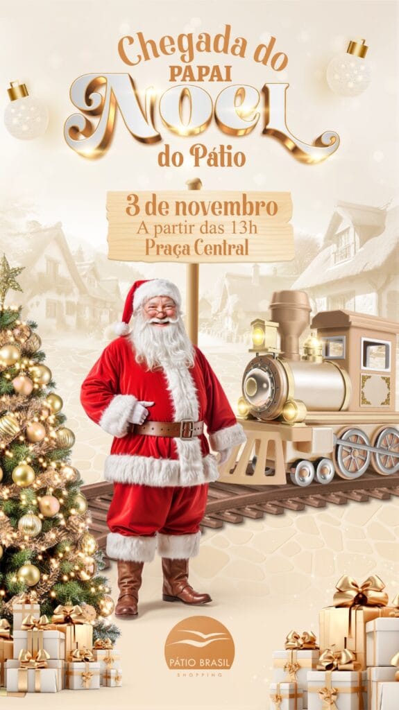 Natal-no-Patio-Brasil-Shopping-575x1024 A Vila do Papai Noel chega ao Pátio Brasil