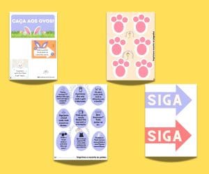 Caca-aos-Ovos-completo Kit de Caça aos Ovos – Páscoa para imprimir
