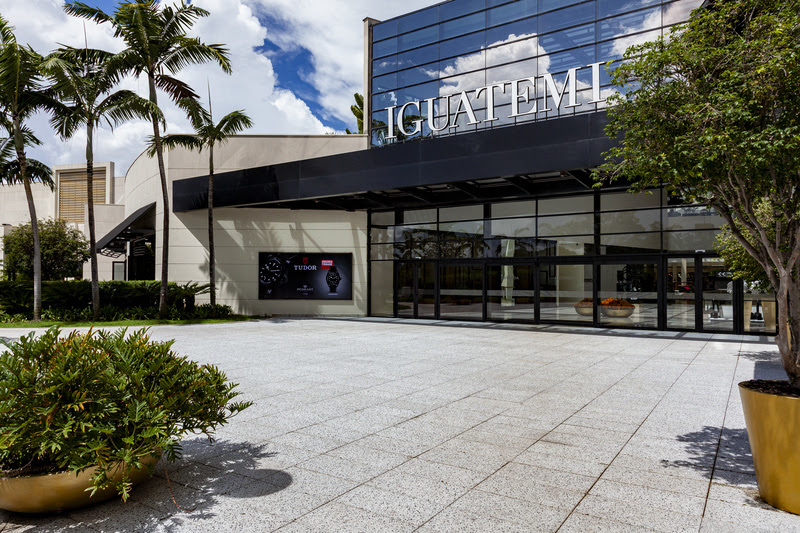 entrada do shopping