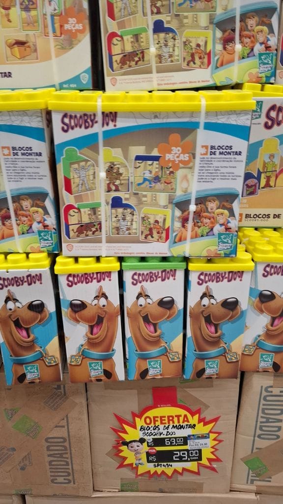 Blocos-de-Montar-Scooby Mega Saldão Ciatoy 2025: veja o que encontramos por lá