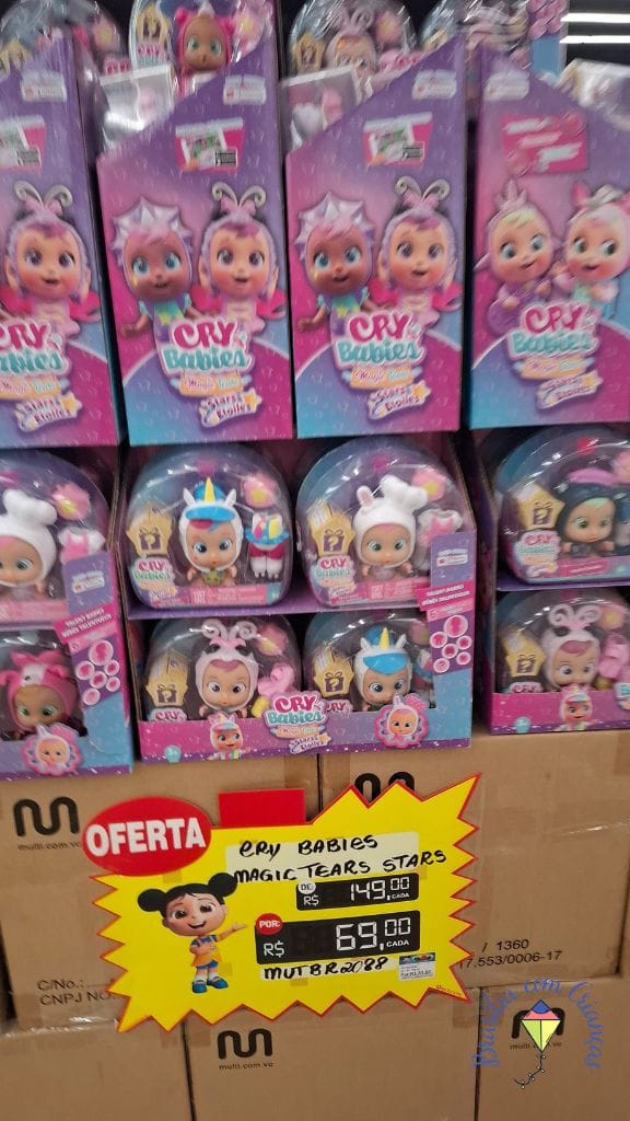 Bonecas-Crybabies Mega Saldão Ciatoy 2025: veja o que encontramos por lá