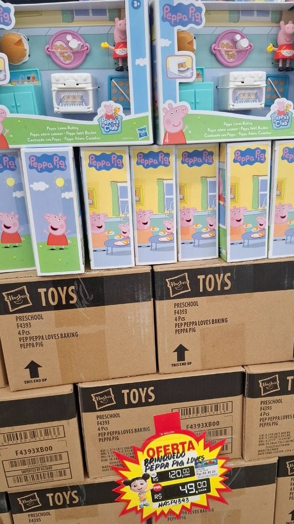 Kit-Peppa-Pig Mega Saldão Ciatoy 2025: veja o que encontramos por lá