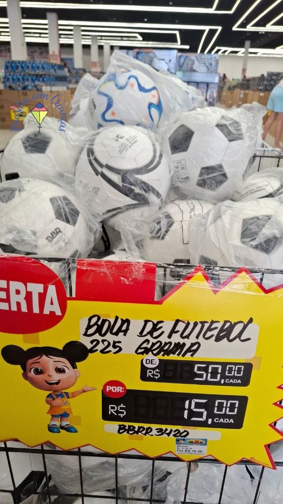 Promocao-bola-de-futebol Mega Saldão Ciatoy 2025: veja o que encontramos por lá
