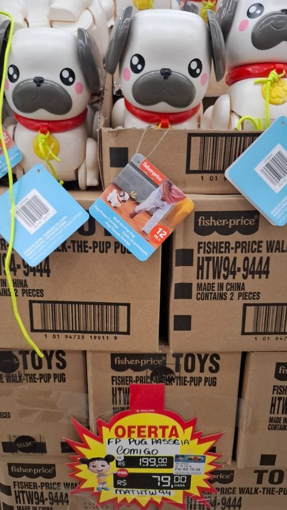 Pug-Fisher-Price Mega Saldão Ciatoy 2025: veja o que encontramos por lá