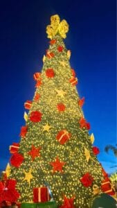 árvore de natal luminosa