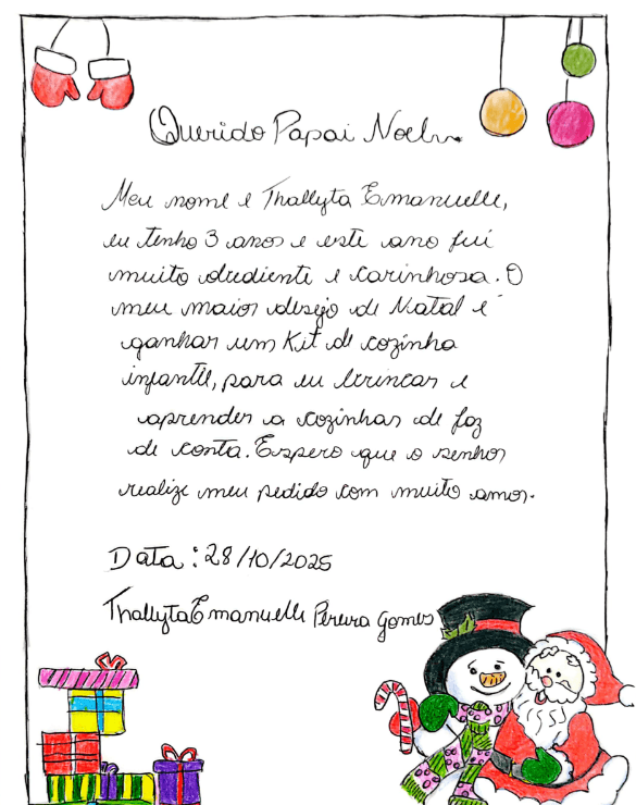 cartinha-para-o-papai-noel Sonhos no Papel: campanha Pix do Noel 2025 incentiva doações e voluntariado neste Natal