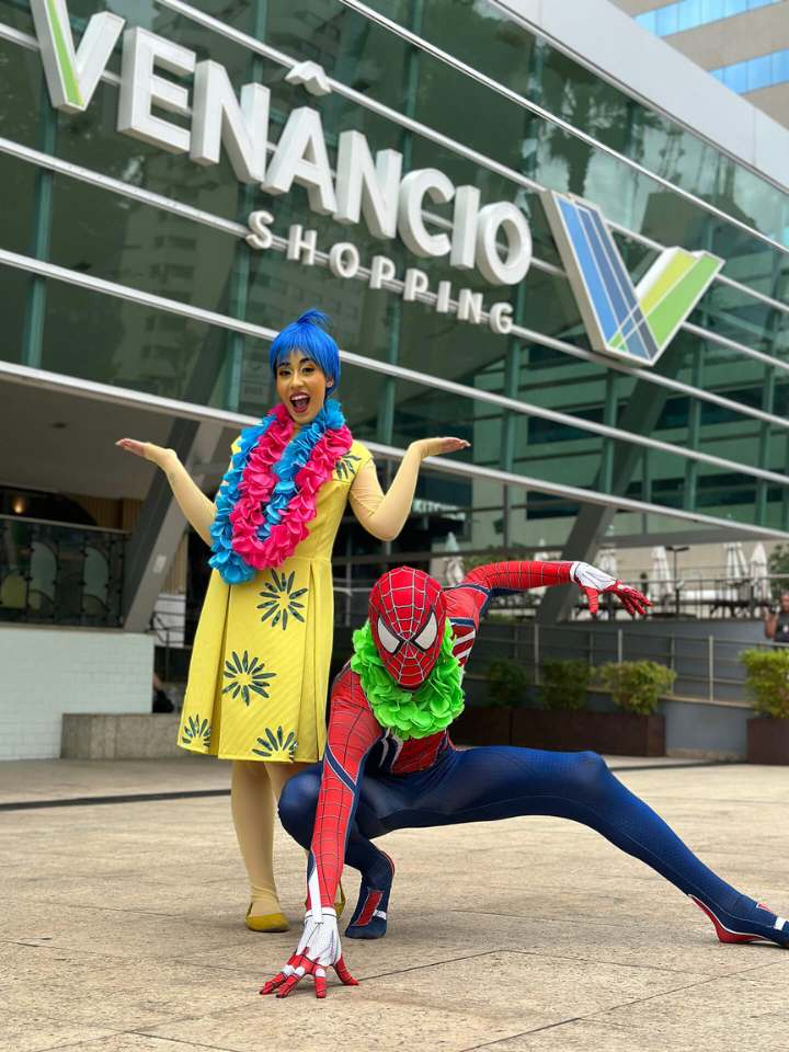 Venancio-Shopping-Homem-Aranha Venâncio Shopping realiza Bloquinho Divertido com programação para toda a família