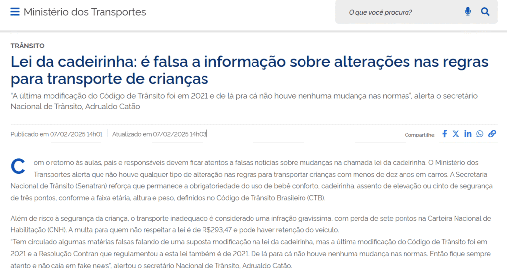 FAKE-NEWS-LEI-DA-CADEIRINHA-2026-1024x552 Lei da cadeirinha 2026: o erro que está confundindo motoristas e colocando crianças em risco