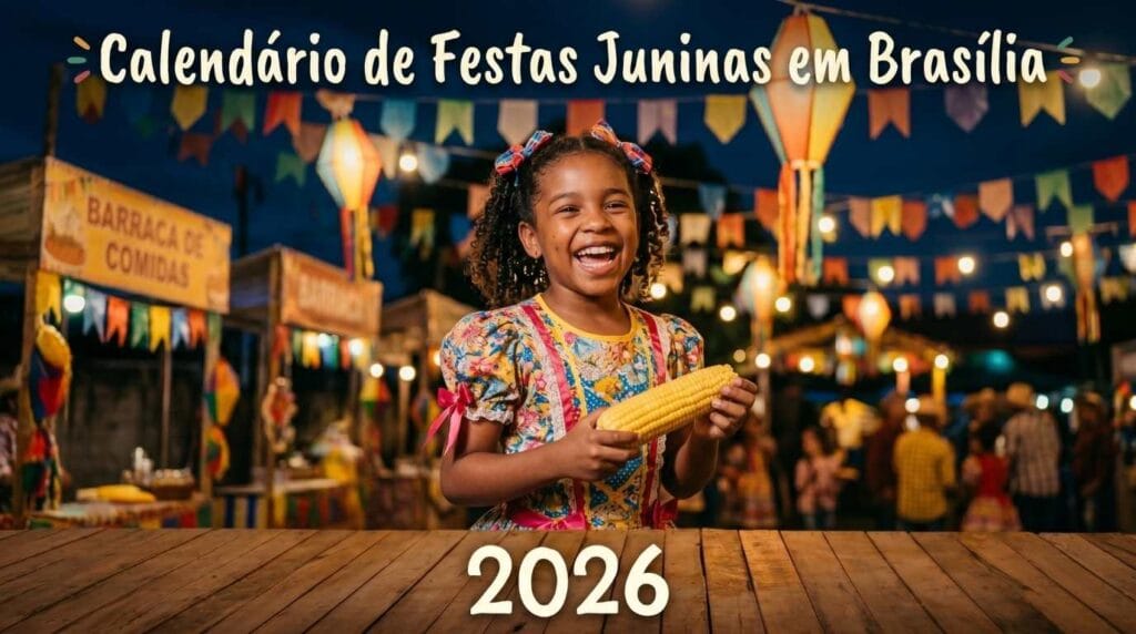 Menina-comendo-milho-em-festa-junina-1024x572 Pixel Show Brasília 2026 terá experiências imersivas, games e programação gratuita no Mané Garrincha