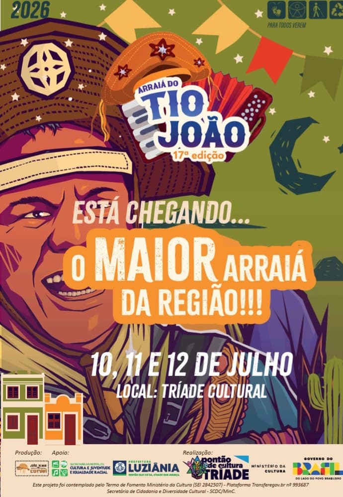 arraia-do-tio-joao Arraiá do Tio João em Luziânia chega à 17ª edição com festa junina gratuita em julho