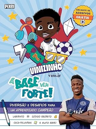  Vinizinho: livro infantil inspirado em Vinicius Jr. incentiva crianças com brincadeiras e mensagens de inclusão