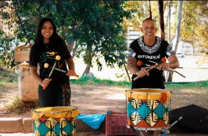 oficina-de-percurssao Samba da Rua do Lazer tem roda de samba gratuita em Águas Claras