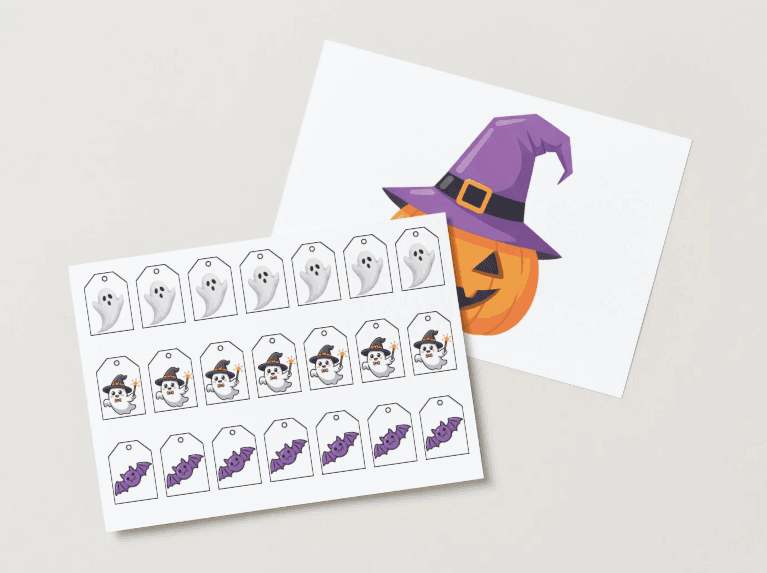 impressos-de-halloween-tag-e-abobora Baixe grátis os imprimíveis de Halloween